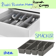 PERALATAN Tray In Drawer - Cutlery Storage - Cutlery Tray Organizer - Spoon Holder - Knife Holder - 