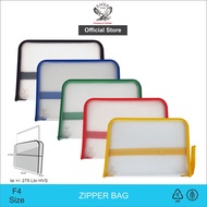 EAGLE Zipper Bag F4 (Folio) Zipper Folder Zipper Plastic Folder E 342