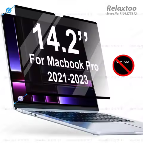 Privacy Filter for Macbook Pro 14 inch 2021-2023 Magnetic Anti-Spy Laptop Screen Protector Film On P