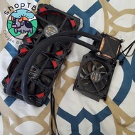 AIO water cooler for old GPU ID-cooling Frostflow 240G + free Thermal Grizzly Thermal paste