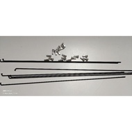 PILLAR PSR STAINLESS STEEL SPOKE WITH BRASS NIPPLES 293MM