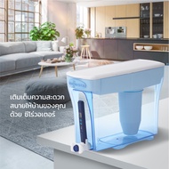 ZeroWater®/ เหยือกกรองน้ำดื่มซีโร่วอเตอร์แบบกด ขนาด 5.4 ลิตร (ฟรีจัดส่ง/TDS Meter/ฟรีไส้กรองในเหยือก