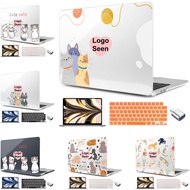 Cute cat Print Pattern Plastic Hard Case For MacBook Air 13" M4 A3240 M3 M2 A3112 A3401 A3403 A268 C