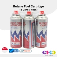 Golden Fuji Butane Gas Cartridge For Blow Torch Gas Burner / Steamboat 3 Cans Per Pack (358g)