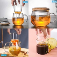 Spice Filter Glass Tea Coffee Filter Cup Mug with Infuser Filter