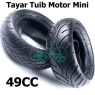 Pocket Bike Mini Motor Tyre Tube 110/50-6.5 & 90/65-6.5 Tayar Tuib Motor Mini