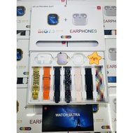 【Local Stock】10 In 1 Set Ultra 2 49mm Screen Sport Fitness SmartWatch 9 With Earphones I20 Ultra Max