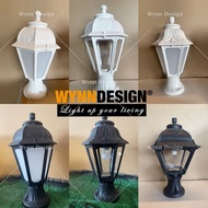 Wynn Design [Outdoor Pillar Light] Fumagalli Classic Gate Lamp Weather Proof Garden Light Gate Lampu