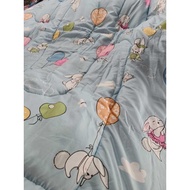 Cadar &amp;Selimut Rabbit Sky Balloon Bedsheet &amp; Comforter Set Queen 5in1/Super SIngle 3in1