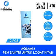 AQLAAM Pen (1 box contains 12 pcs) - Santri Pen 0.3mm - Meaning Pen - Book Logic Pen