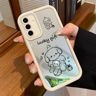 Casing Hp For Samsung Galaxy A26 5G A36 5G A56 5G Case lucky gift Casing Casing Mirror Creative Sili