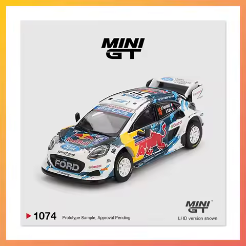 MINIGT 1074 *CHASE* 1:64 Ford Rally1 Puma #16 WRT M Sport Ford2024 Diecast Car Model Collection Toys