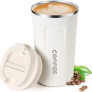 Thermos Coffe Cup Stainlees Steel 510ml Logo Tulisan Tahan Panas Dan Dingin / termos kopi