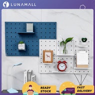 LUNAMALL🌕 DIY WALL SPLICE BOARD HOLE PEGBOARD DISPLAY SHELVES MULTIFUNCTION WALL STORAGE RACK READY 