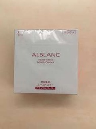 花王SOFINA  ALBLANC  MOIST WHITE LOOSE POWER 15g 潤白修護定妝蜜粉