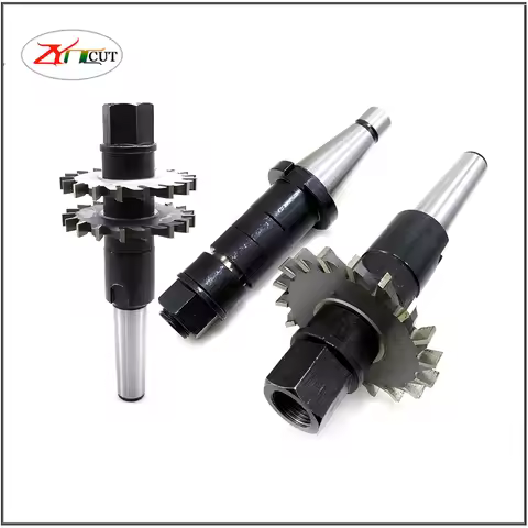SCA16 22 27 32mm Milling Arbor Gear Milling Cutter Accessories No.2 3 4 Morse Taper MT3 M12 MT4 M16 