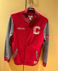 #24夏時尚 加拿大🇨🇦 ROOTS KIDS CANADA 輕量棒球外套，手臂和後背有楓葉🍁剌繡logo，男女皆可穿