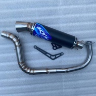 ( Grade B inlet 38 50 free breket tiang ) Knalpot samlong vario beat aerox all matic