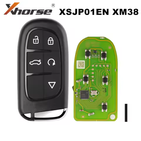 Xhorse XSJP01EN for Jeep Type 2 Style XM38 series Universal Smart key 5 Buttons 1Piece