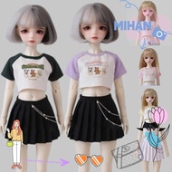 MIHAN T-shirt Pleated Skirt, Fashion DIY Accessories Princess Chain Skirt, High Quality Mini Cute Do