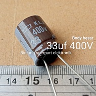 (1 Buah) KAPASITOR ELCO 33UF 400V CAPACITOR ELCO 33UF 400V KAPASITOR ELCO 400V 33UF ELCO 33UF 400V C
