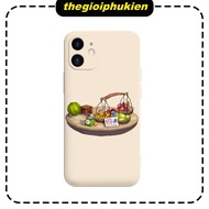 Vegetable stall Plastic Phone Case For iPhone 11 / 12 / 13 Promax 6 / 7 / 8 Plus / X / XR / Xs Max -