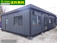 【中古】7.2m 4連棟 ユニットハウス 20.9坪 41.8畳 69平米 スーパーハウス 休憩所 簡易ハウス プレハブ小屋 屋外 事務所 倉庫 物置 店舗 仮設 車屋 10005406-01
