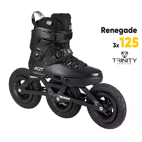 100% Original 2021 Powerslide NEXT SUV Trinity Frame Inline Skates 2*150 3*150mm Chargeable Wheels O