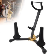 Folding Alto & Tenor Saxophone Stand for Sax / Clarinet / Flute with 1/2 Clarinet or Flute Stand