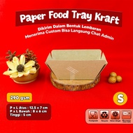 PAPER TRAY S/FOOD TRAY S LAMINASI FOODGRADE