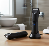 Waterproof Body Trimmer LED Razor Shaver USB Charging 600mAh for Groin 8106