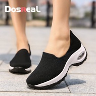 DOSREAL Sneakers For Women Mesh Slip On Sport Shoes Air Cushion Korean Ladies Running Shoes Women Wa