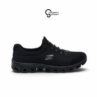 WALKING SHOES SKECHERS SLIP ON GLIDE STEP RESILIENCE SHOES (104549 BBK)