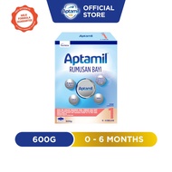 [Exp 18 Jun 2027 &/ Later] Aptamil Step 1 Infant Milk Formula 0-6 months (600g) (Susu, Milk Powder, 