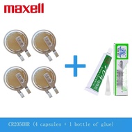 การตรวจสอบแรงดันยางรถยนต์แบตเตอรี่3V สำหรับรถยนต์ CR2050HR Maxell 1ชิ้น CR2050B ทนอุณหภูมิสูง CR2050