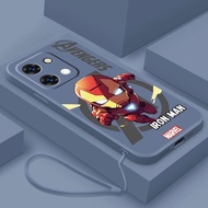 Redmi 15C POCO C85 Redmi15C Marvel Iron Man Matte Soft Case Cute Flexible Cover Lovely Cartoon Casin