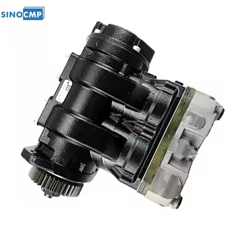 5257939 K033404N00 SINOCMP 1PCS Air Compressor For Cummins Engine 4B3.9 ISB3.9 ISG12 ISF2.8 Excavato