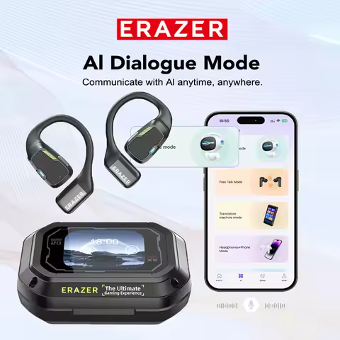 Translator Erazer XP6 Bluetooth Earphones Wireless Earbuds 135 Languages Real-time Translate ASMR He