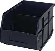 FSE Quantum SSB423BKCS Shelf Bin, Stackable, 12"L x 8-1/4"W x 7"H, Polypropylene, Black, autoclavabl
