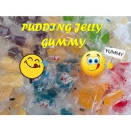 JELLY GUMMY FRUITY PUDDING JELLY GUMMY HALAL / Mix Gummy Fruit Mix Gummy RANDOM Plum Viral Mango Pud