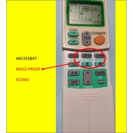 Replacement Remote Control Daikin ARC433B47 MOLD PROOF For Daikin