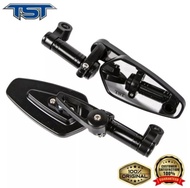 Spion Tomok oval cnc TST Nmax Aerox Pcx Adv Vario Vespa Beat DLL UNIVERSAL