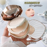 MEIDUODUO Dual Layer Matte Pressed Powder Wet & Dry Dual Use, Waterproof & Sweatproof Oil Control Lo