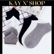 KAY X’ SHOP Classic Working Socks Student Socks Breathable Ankle Socks Stokin Women Socks Men Socks