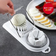 New New Multi-functional Egg Cutter for Century Eggs and Chicken Eggs, 2-in-1 Slicer, Butter and Che