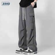 ZEKE B0048 Waterproof Cargo Pants Seluar Panjang Kerja Lelaki Pocket Trouser Tactical Cargo Long Pan