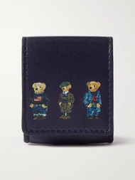 Polo Ralph Lauren Printed Textured-Leather AirPods  Case 皮革保護套 經典 小熊  鑰匙圈