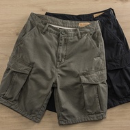cargo shorts man shorts shorts men Summer Overalls Shorts Boys Trendy Straight Five-Point Pants Ami 