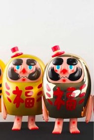 <徵want> HOW2WORK Kohei Ogawa 小川耕平 達磨 達摩 Daruman Sofubi Soft Vinyl 金色 金屬色 Gold Gold Chrome