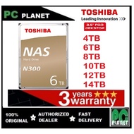 Toshiba  (4TB/6TB/8TB/10TB) NAS Hard Disk N300 Internal Hard Drive 3.5" SATA 7200RPM